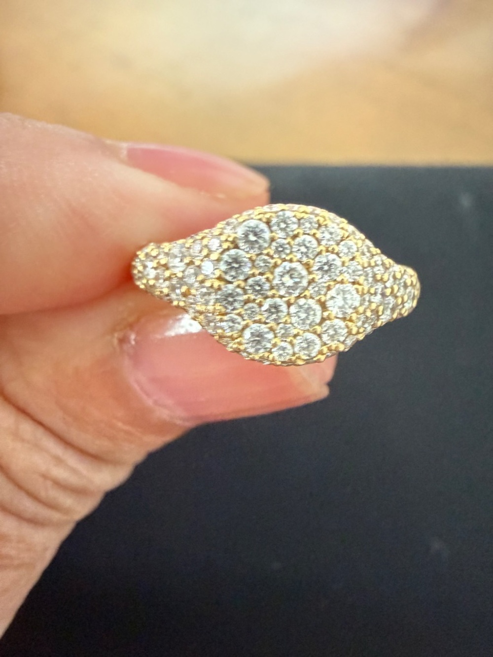 David Yurman Petite Pave Pinky Ring